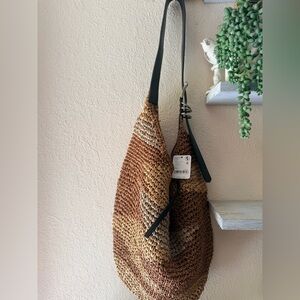 Free People  Santorini  Woven Hobo Bag